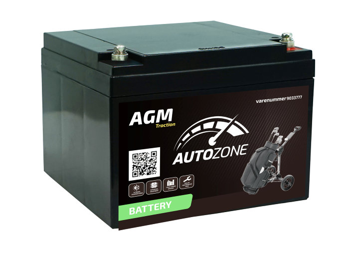 Batteri 12 V 28 Ah (+h) - Autozone